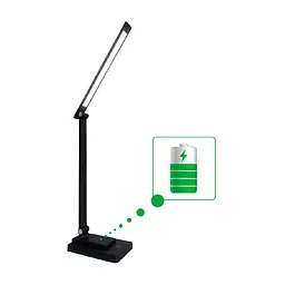 Настільна лампа Євросвітло LED акумуляторна Ridy-10-2-PWR 10 Вт чорна - мініатюра 2