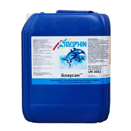 Рідкий альгіцид для басейну Delphin Блаусан проти водоростей, грибків і бактерій, 5 л