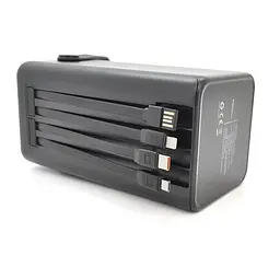 Повербанк Powerbank ACL PW152 80000mAh, 22.5W, 2xUSB, 4 кабелі(USB/Micro/Type-C/Lighting), Ліхтар - мініатюра 3