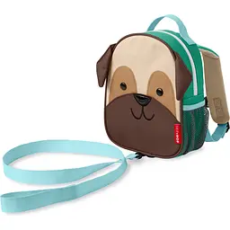 Рюкзак дитячий Skip Hop Zoo Мопс коричневий з зеленим (9L753910) - мініатюра 2