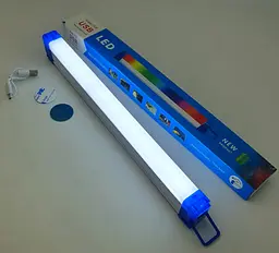 Акумуляторна LED лампа 70W світильник із сонячною панеллю та магнітами USB зарядка ліхтар 72см 3 режими 2000mAh UKC BK-700 - мініатюра 2