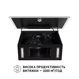 Витяжка декоративна похила Perfelli RIVA NERO - мініатюра 11