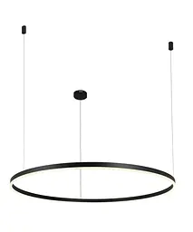 Люстра led світильник кільця підвісна Levistella 918LP450-1 BK 1000MM