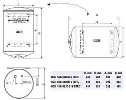 Водонагрівач Tesy Anticalc REV GCR 804416D B14 TBRC (7229711) - мініатюра 7