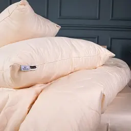 Літній постільний комплект MirSon Line Satin Light Pro Creamy Thinsulate King Size (2200010973341) - мініатюра 5