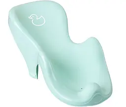 Гірка дитяча Tega Baby для купання антиковзка Duck light green