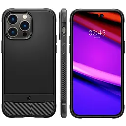 Оригінальний протиударний чохол Spigen Rugged Armor MagSafe для Iphone 14 Pro Max (6.7") Matt Black ACS04812 - мініатюра 17