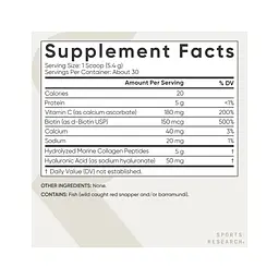 Колаген Sport Research Collagen Beauty Complex Unflavored 164 г - мініатюра 2