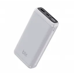 Power Bank BIX BXPB204, ємність 20000 mAh, швидка зарядка PD 20 W, QC 22.5 W, USB A, Type C, LED дисплей, чорний - мініатюра 2