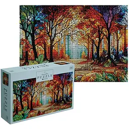 Пазли тришарові Interdruk Stained Glass 1, 2000 шт. (385000) - мініатюра 2