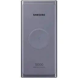 Зовнішній акумулятор Samsung Wireless 10000mAh Gray [EB-U3300XJEGEU] [101849] - мініатюра 2