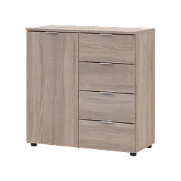 Комод Doros Рон 1 1 фасад 4 шухляди Дуб сонома 80х38х81 (41516294)