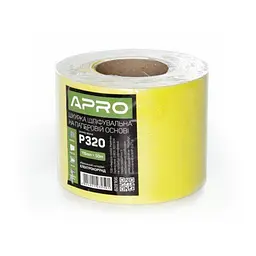Папір шліфувальний Apro P320 рулон 115мм х 50м на паперовій основі 30412 - мініатюра 4