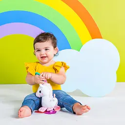Підвіска-брязкальце Bright Starts Sparkle & Shine Unicorn On-the-Go Toy (11122) - мініатюра 5
