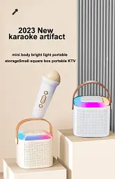 Bluetooth-караоке з 2 бездротовими мікрофонами Citisky 100%Original A1 Pro - мініатюра 6
