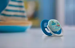 Пустушка Avent ортодонтична Ultra Air I love для хлопчиків 6-18 міс 2 шт SCF080/03 - мініатюра 7