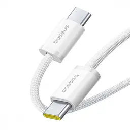 Кабель Baseus Dynamic 4 Fast Charging Type-C to Type-C 100W (2m) white (P10381400211-01)
