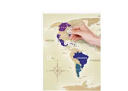 Скретч карта світу 1DEA.me Travel Map Gold World (укр.) (13001) - мініатюра 7