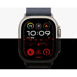 Розумний годинник Apple Watch Ultra 2 49mm Titanium Case with Olive Alpine Loop Small (MREX3 / MRFH3) - мініатюра 8