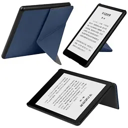 Обкладинка Ultra Slim Origami BeCover для Amazon Kindle Paperwhite 12th Gen. 2024 7" Deep Blue (712838) - мініатюра 2