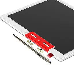 Планшет для малювання LCD color blocked 10,1 дюймів with leather case Brown / Dark Brown - мініатюра 6