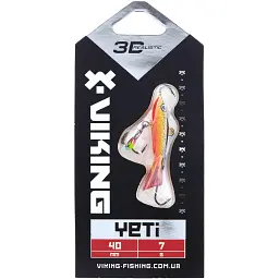 Балансир Viking Fishing Yeti Ice Jig 40mm 7.0g #10 Golden Dark - мініатюра 2