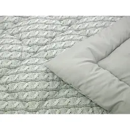 Ковдра зимова євро силіконова Руно Grey Braid 200х220 см сіра - мініатюра 6