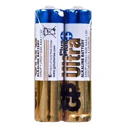 Батарейки GP ULTRA PLUS ALKALINE 1.5V 24AUP21-SB2 Лужні LR03 AAA 2 шт.