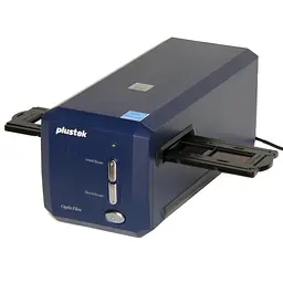 Сканер Plustek OpticFilm 8100 (7200dpi 48bit LED швидк. 36сек. плівковий слайд-сканер синій) (0225TS)