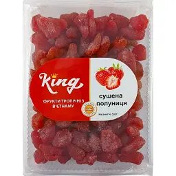 Полуниця сушена King 500г