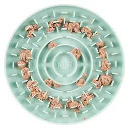 Миска для цуценят Trixie Junior повільне годування, d21 см, блакитний (34958) - мініатюра 5