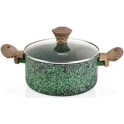 Каструля Malachite з антипригарним покриттям EcoStone Fissman Ø24х Ø22х10,9 см kuh0007773