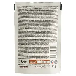 Беззерновий вологий корм для кішок Brit Care Cat pouch з качкою 85 г - мініатюра 2