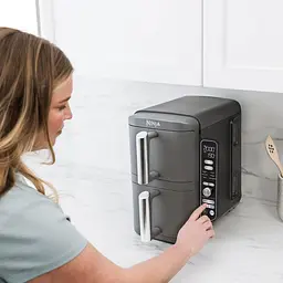Мультипіч (аерофритюрниця) Ninja Double Stack XL 2-Level Air Fryer 9.5 л (SL400EU) - мініатюра 2