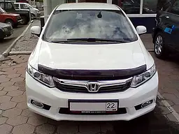 Дефлектор капоту мухобійка Honda Civic 2012-седан темна