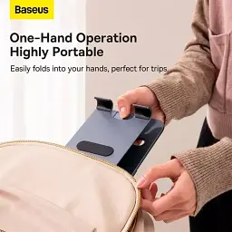 Підставка для ґаджетів Baseus Desktop Biaxial Foldable Metal Stand (for Tablets) B10431801811-00 Grey - мініатюра 6