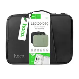 Сумка для ноутбука 12.9 - 13 дюймів Hoco GT2 Simple series laptop bag чорний - мініатюра 2