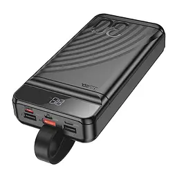 Універсальна мобільна батарея Hoco J123B Element 30000 mAh Black (35153_3345053) - мініатюра 5