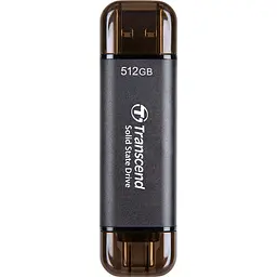 Зовнішній SSD накопичувач Transcend ESD310C 512GB Black (TS512GESD310C) [131750]