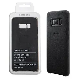 Чохол Official Alcantara Cover EF-XG955ASEGRU для Samsung Galaxy S8 Plus (6.2") Black - мініатюра 2