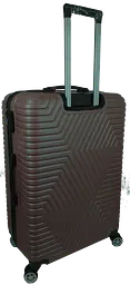 Велика пластикова валіза на колесах 115L Polo коричнева GD sum0028670 - мініатюра 2