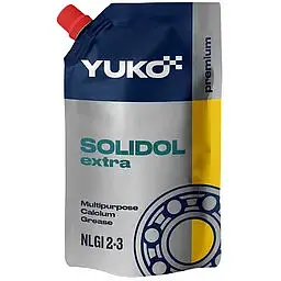 Мастило YUKO Солідол жировий дой-пак з штуцером 375г - мініатюра 2