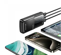 Універсальна мобільна батарея Awei P13K Power bank 20000 mAh 22,5W 9610 Чорний (30151467) - мініатюра 4