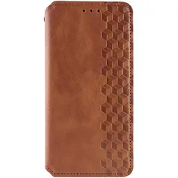 Чохол-книжка Rubic Leather Case для Redmi Note 13 Pro 5G/Poco X6 5G Brown [120839]
