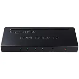 Сплітер PowerPlant HDMI 1x4 V1.4, 4K (HDSP4-M)
