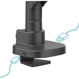 Настільне кріплення для монітора OfficePro MA851B 24-57" Black [139334] - мініатюра 8