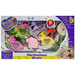 Музичний мобіль на ліжечко Harmonious music M 1245-30B U/R, з заводним механізмом