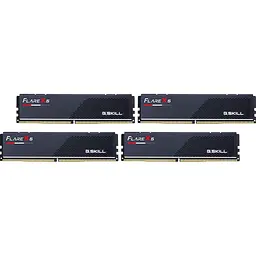 Модуль пам'яті G.Skill DDR5 256GB (4x64) Flare X5 6000Mhz Black AMD EXPO (F5-6000J3644D64GX4-FX5)