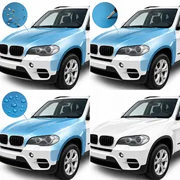 Антигравійна захисна бронеплівка за лекалами для BMW X5 E70 2006-2013 - повний кузов - мініатюра 3