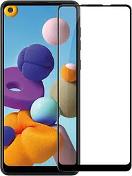 Захисне скло Tempered Glass 11D Premium Full Glue Samsung Galaxy A21 2020 A215 black